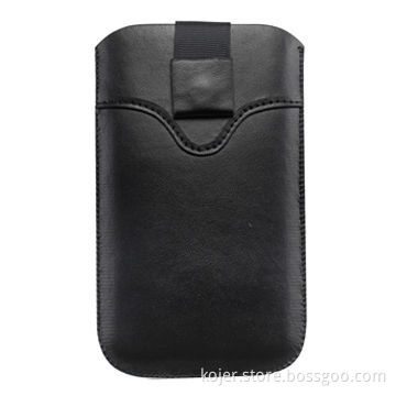 Universal leather phone pouch for smartphone, fine stitch sewingNew